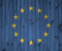 Ε.Ε Ευρώπαική σημαία στρατηγική για Χριστούγεννα