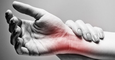 Ένδειξη πόνου στον καρπό