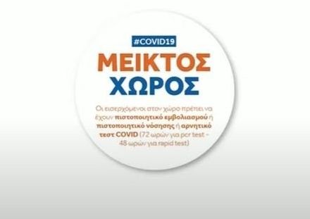 covid μικτός χώρος