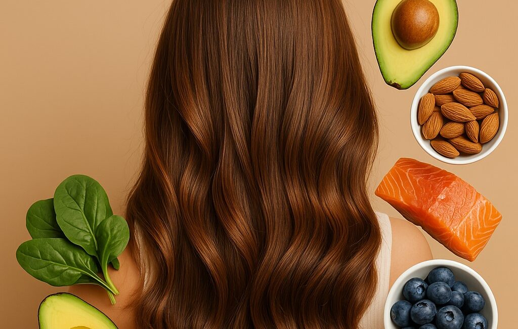 υγιή μαλλιά που μακραίνουν γρήγορα και διατροφή